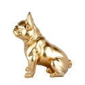 Statua nowoczesny design bulldoga francuskiego z żywicy złotej Forma-G Oferta