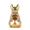 Statua nowoczesny design bulldoga francuskiego z żywicy złotej Forma-G Sprzedaż