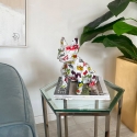 Kolorowa rzeźba buldoga francuskiego z żywicy, statua pop-art Forma-PA Sprzedaż