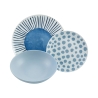 Serwis obiadowy 18 elementów, porcelana i gres, dla 6 osób, Marea Katalog