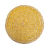 Zestaw 6 okrągłych podkładek z plecionej słomy Ø38cm Spiral Color Model