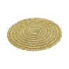 Zestaw 6 okrągłych podkładek z plecionej słomy Ø38cm Spiral Color Środki