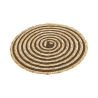 Zestaw 6 okrągłych podkładek z plecionej słomy Ø38cm Spiral Color Cena