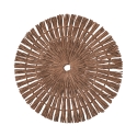 Zestaw 6 okrągłych podkładek z plecionej słomy Ø38cm Nature Sprzedaż