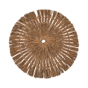 Zestaw 6 okrągłych podkładek z plecionej słomy Ø38cm Nature Rabaty