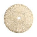 Zestaw 6 okrągłych podkładek z plecionej słomy Ø38cm Nature Stan Magazynowy