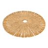 Zestaw 6 okrągłych podkładek z plecionej słomy Ø38cm Nature Model