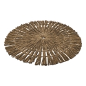 Zestaw 6 okrągłych podkładek z plecionej słomy Ø38cm Nature Koszt