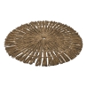 Zestaw 6 okrągłych podkładek z plecionej słomy Ø38cm Nature Koszt