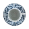 Zestaw 6 filiżanek do kawy z porcelany z talerzykami 90 ml Marea C Środki