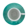 Zestaw 6 filiżanek do kawy z porcelany z talerzykami 90 ml Marea C Koszt