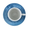 Zestaw 6 filiżanek do kawy z porcelany z talerzykami 90 ml Marea C 