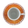 Zestaw 6 filiżanek do kawy z porcelany z talerzykami 90 ml Marea C 