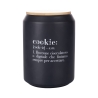 Czarny pojemnik na ciastka z bambusową pokrywką 1,6L Victionary G Promocja