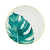 Serwis obiadowy 18 elementów z porcelany i kamionki dla 6 osób Urban Jungle Stan Magazynowy