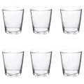 Zestaw 6 przezroczystych szklanek do wody z dmuchanego szkła 300ml Cancun Promocja