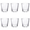 Zestaw 6 przezroczystych szklanek do wody z dmuchanego szkła 300ml Cancun Promocja