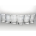 Zestaw 6 przezroczystych szklanek do wody z dmuchanego szkła 300ml Cancun Oferta