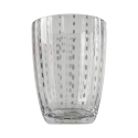 Zestaw 6 szklanek do wody z białymi kropkami 300 ml Kalahari Koszt