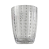 Zestaw 6 szklanek do wody z białymi kropkami 300 ml Kalahari Koszt