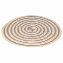 Zestaw 4 okrągłych podkładek ze splecionej słomy Ø38cm Spiral Stan Magazynowy