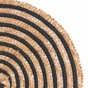 Zestaw 4 okrągłych podkładek ze splecionej słomy Ø38cm Spiral Cechy