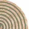 Zestaw 4 okrągłych podkładek ze splecionej słomy Ø38cm Spiral Cena