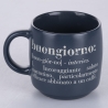 Zestaw 3 kubków ceramicznych 350ml z napisami Victionary L, układające się w stos Stan Magazynowy