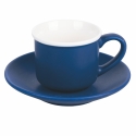 Zestaw 6 filiżanek do kawy z porcelany 90ml z podstawką Shade of Ocean Oferta