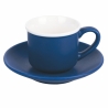 Zestaw 6 filiżanek do kawy z porcelany 90ml z podstawką Shade of Ocean Oferta
