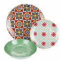 Serwis obiadowy 18 elementów z porcelany dla 6 osób Valladolid Sprzedaż