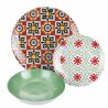 Serwis obiadowy 18 elementów z porcelany dla 6 osób Valladolid Sprzedaż