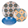 Serwis obiadowy 18 elementów z porcelany dla 6 osób Valladolid Wybór