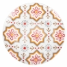Serwis obiadowy 18 elementów z porcelany dla 6 osób Valladolid 
