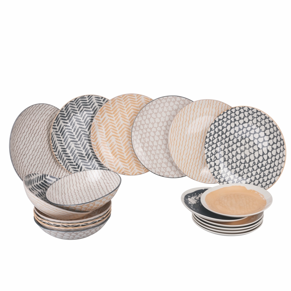 Serwis obiadowy 18-częściowy z porcelany dla 6 osób Soho Promocja Serwis obiadowy 18-częściowy z porcelany dla 6 osób Soho Promocja