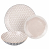Serwis obiadowy 18-częściowy z porcelany dla 6 osób Soho Katalog