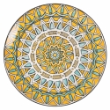 Serwis obiadowy 18-częściowy z porcelany dla 6 osób Maya Cechy