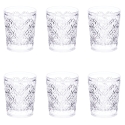 Zestaw 6 szklanek do wody z ozdobnej powierzchni 240 ml Marrakech Promocja