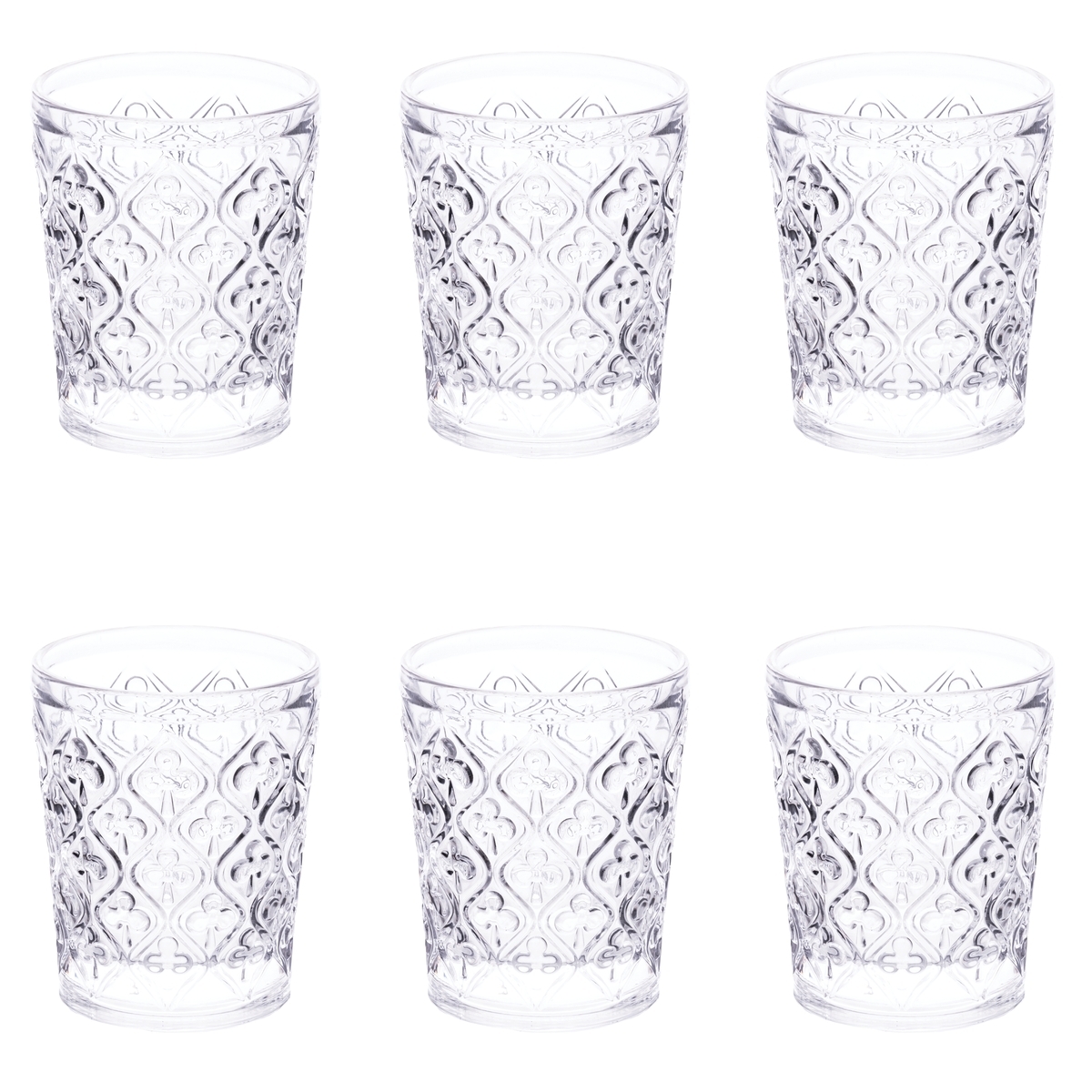 Zestaw 6 szklanek do wody z ozdobnej powierzchni 240 ml Marrakech Promocja Zestaw 6 szklanek do wody z ozdobnej powierzchni 240 ml Marrakech Promocja