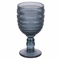 Zestaw 6 kieliszków z tłoczonego szkła 280 ml Geometrie Ocean Rabaty