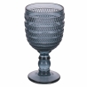 Zestaw 6 kieliszków z tłoczonego szkła 280 ml Geometrie Ocean Rabaty