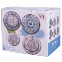 Zestaw obiadowy Andalusia z porcelany 18 sztuk na 6 osób 