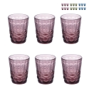 Zestaw 6 szklanek do wody 280 ml z tłoczeniem Nobilis 2 Oferta