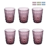 Zestaw 6 szklanek do wody 280 ml z tłoczeniem Nobilis 2 Oferta