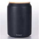 Czarny pojemnik na ciastka z bambusową pokrywką 1,6L Victionary G Oferta