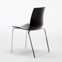 Biały kwadratowy stolik 70x70 cm z 2 kolorowymi krzesłami Lollipop Titanium Wybór