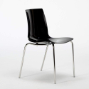 Biały kwadratowy stolik 70x70 cm z 2 kolorowymi krzesłami Lollipop Titanium Stan Magazynowy