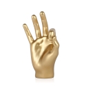 Nowoczesna statua z żywicy z efektem metalu gest OK Zynth Katalog