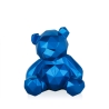 Nowoczesna statua metaliczny efekt rzeźba z żywicy miś Rimo-M Oferta