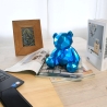 Nowoczesna statua metaliczny efekt rzeźba z żywicy miś Rimo-M Sprzedaż